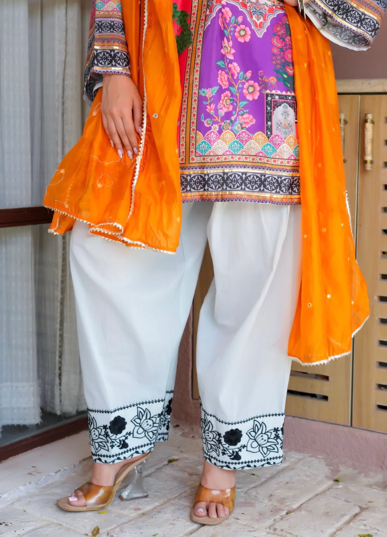 Peacock Grace Luxe Farsi Suit Set - Image 19