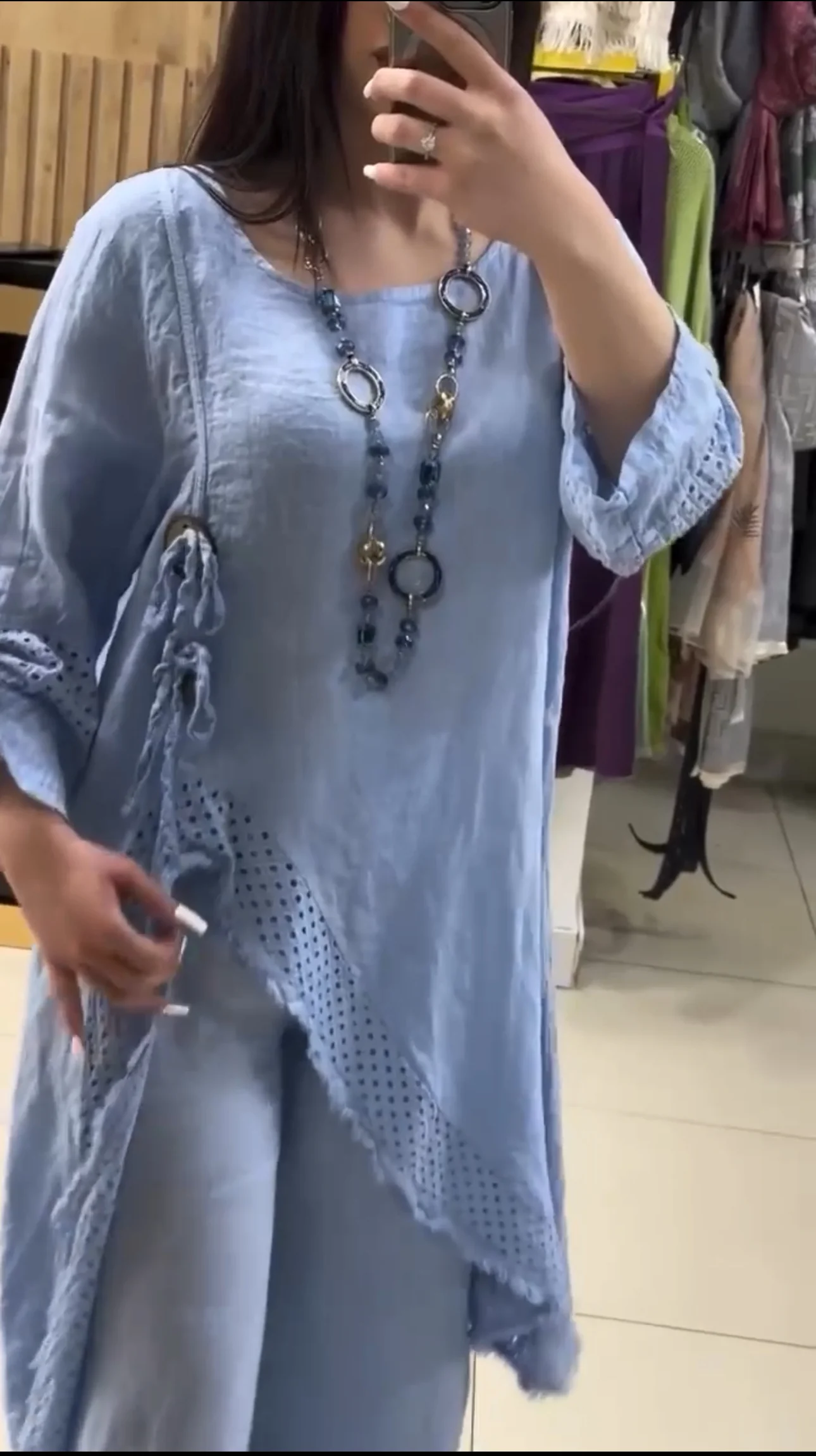 Breezy blue cord set - Image 4
