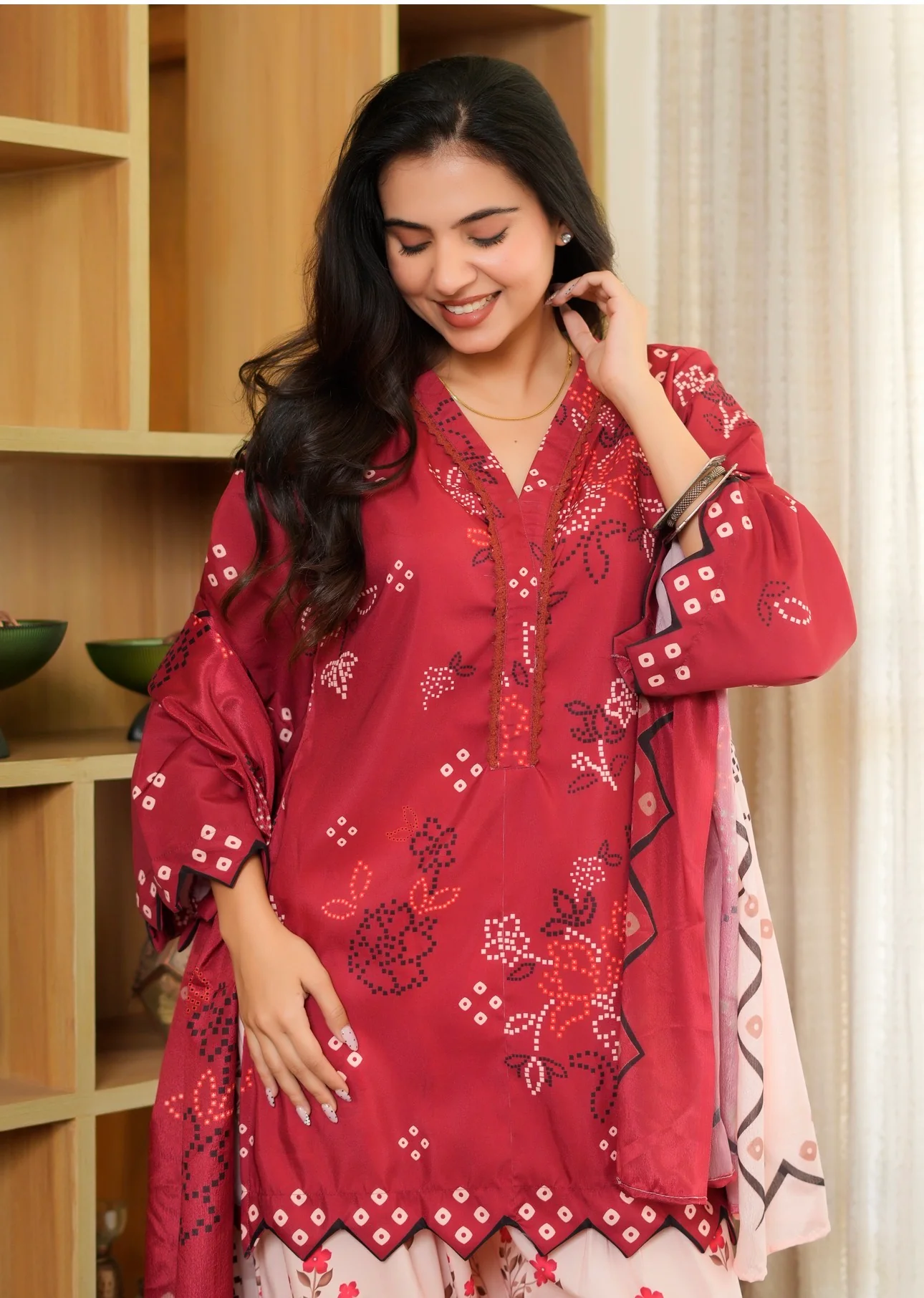 Gulnaar Charm Kurti Set - Image 16