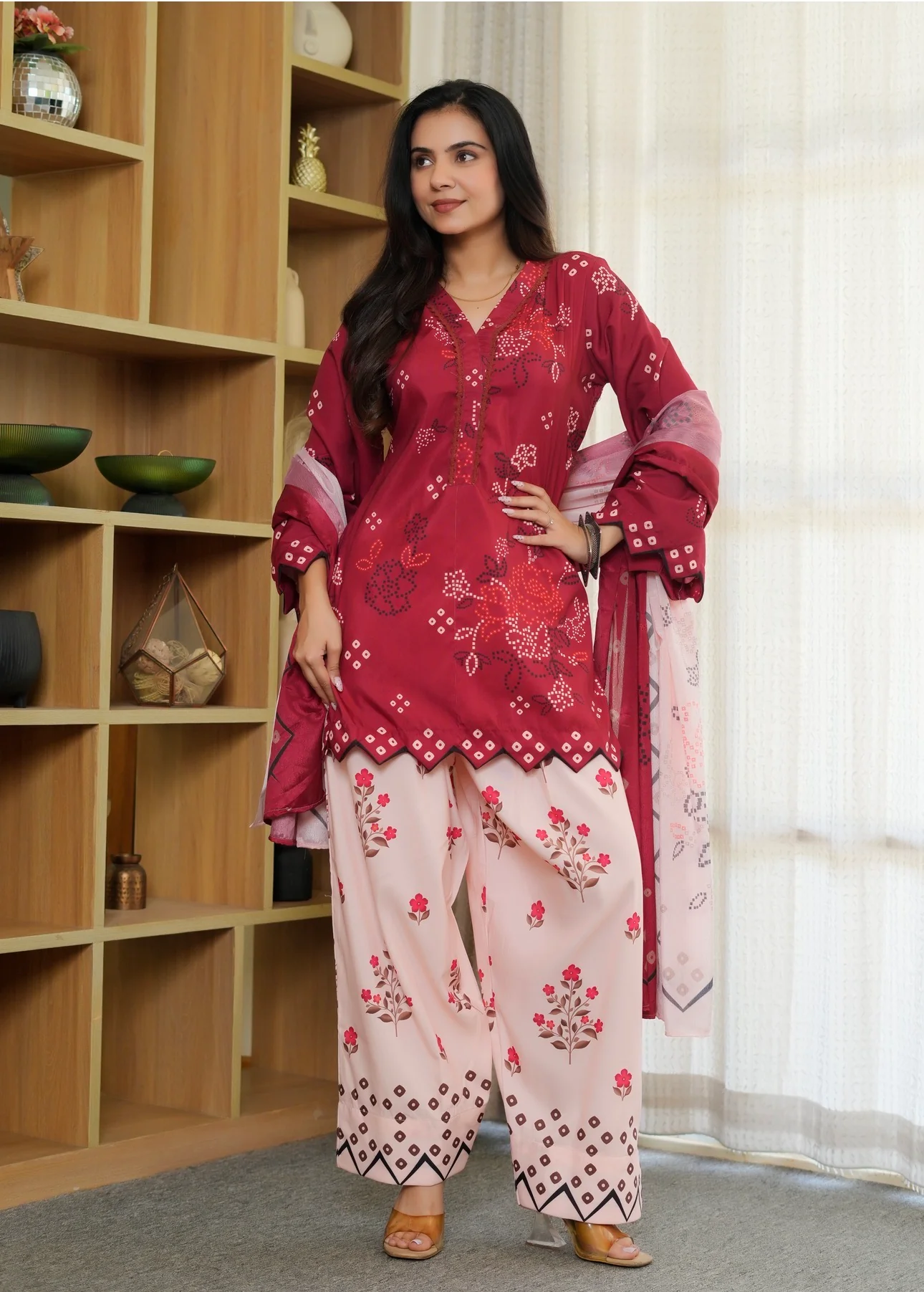 Gulnaar Charm Kurti Set - Image 3