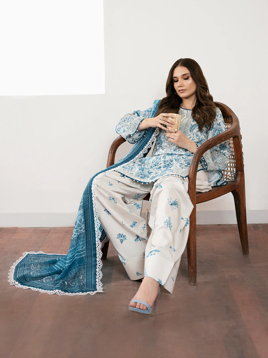 Kalamkari Farsi Suit Set - Image 10