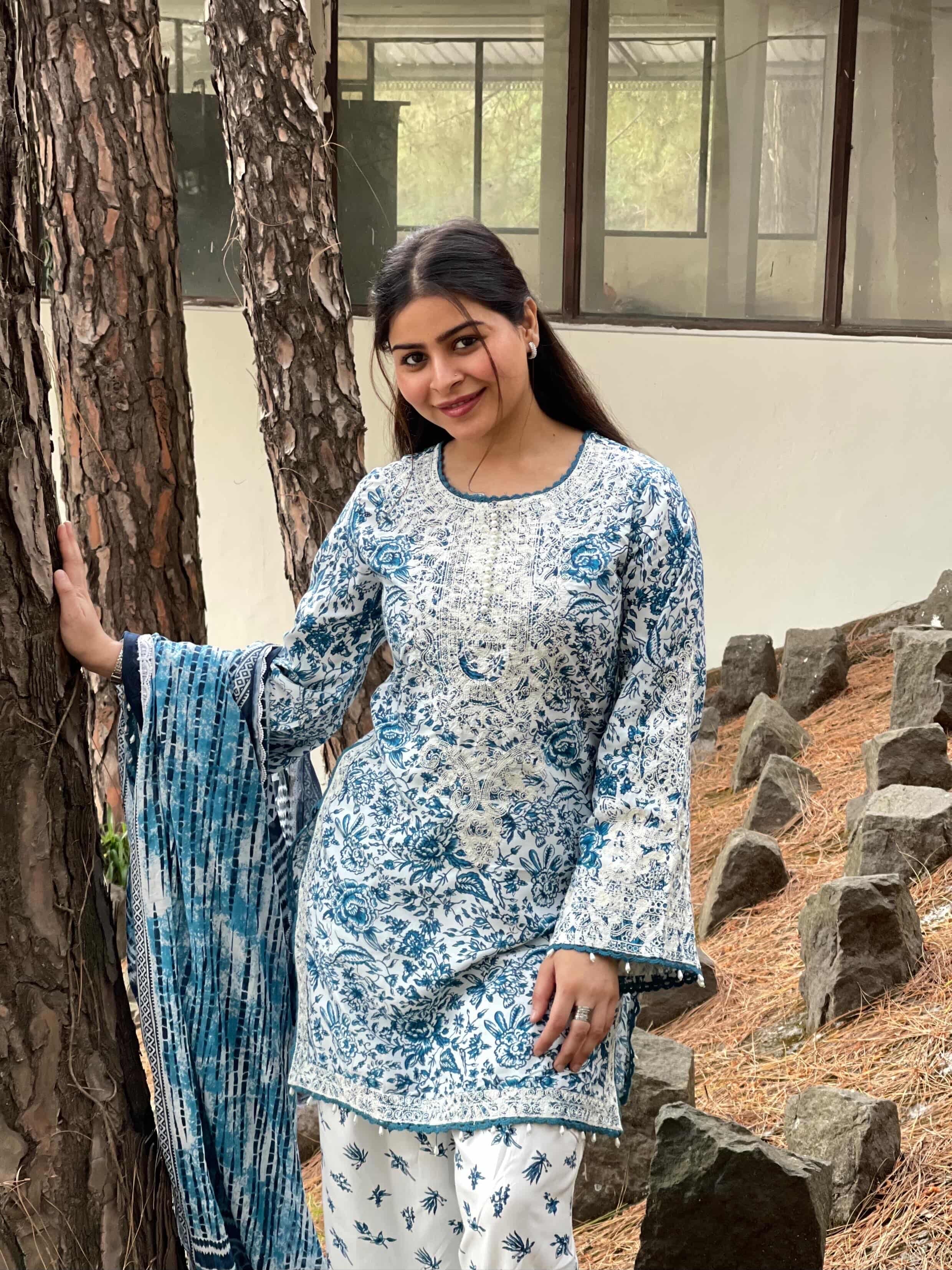 Kalamkari Farsi Suit Set - Image 13
