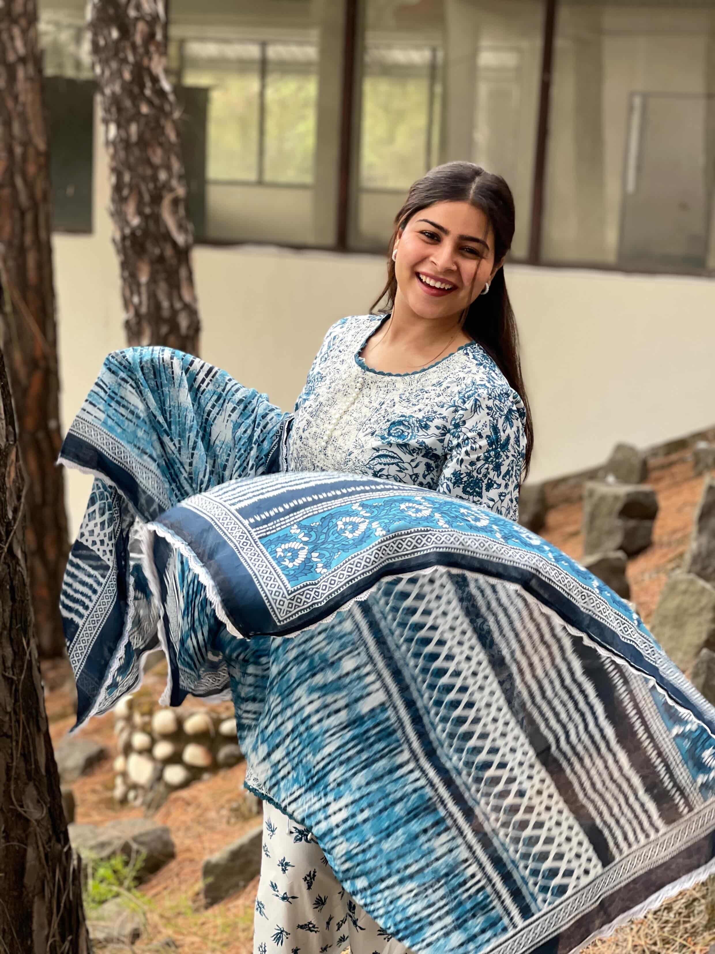 Kalamkari Farsi Suit Set - Image 15
