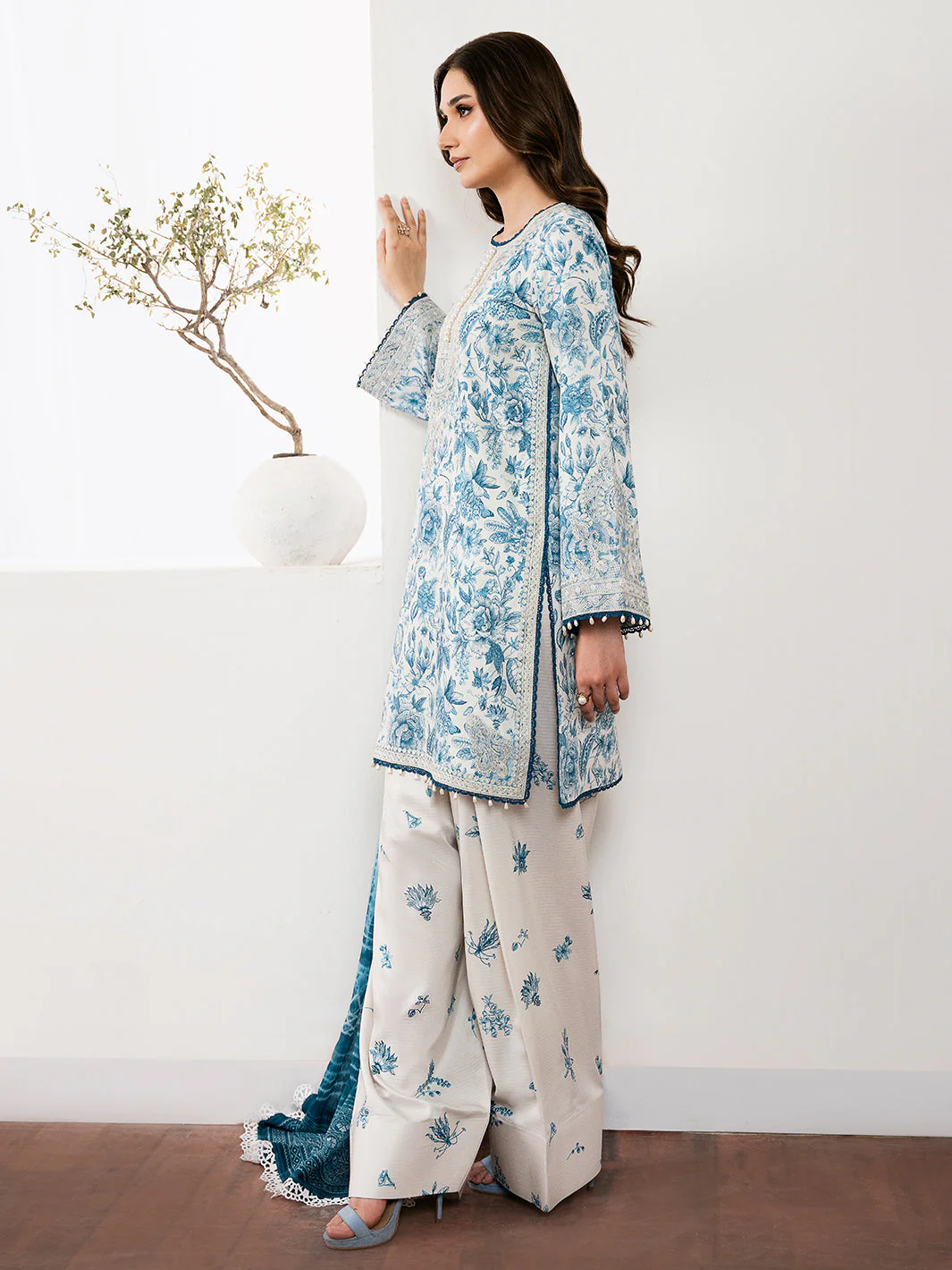 Kalamkari Farsi Suit Set - Image 3