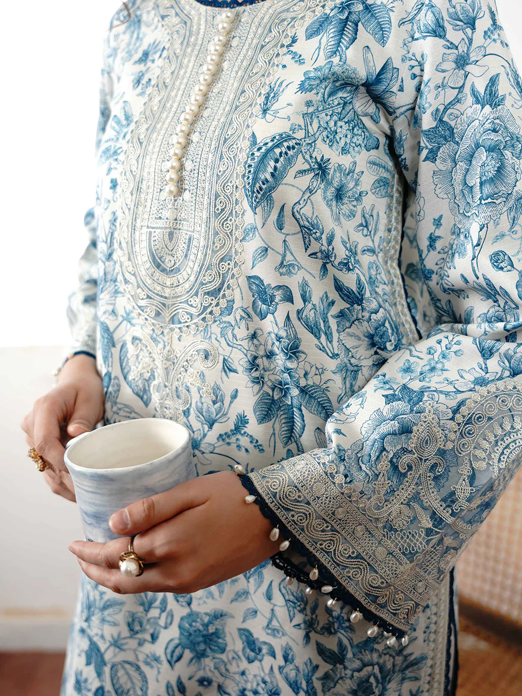 Kalamkari Farsi Suit Set - Image 5