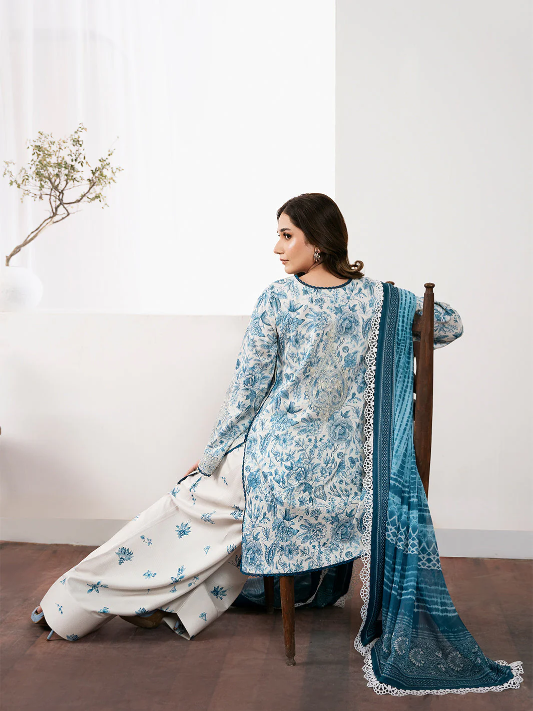 Kalamkari Farsi Suit Set - Image 6