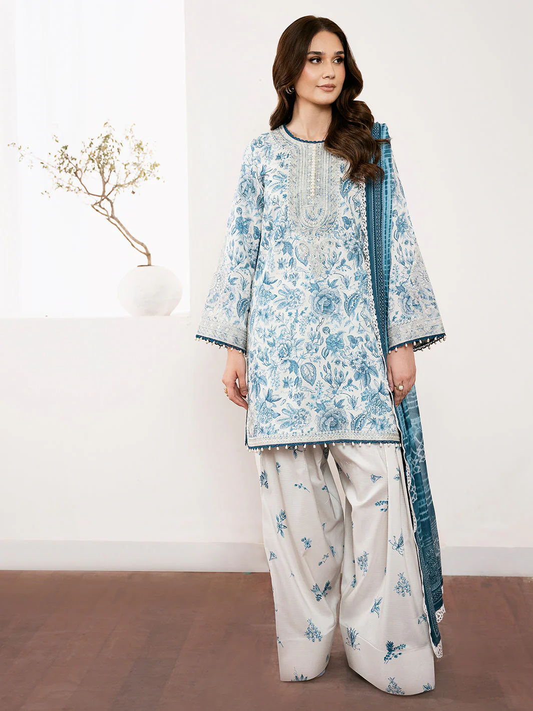 Kalamkari Farsi Suit Set - Image 9