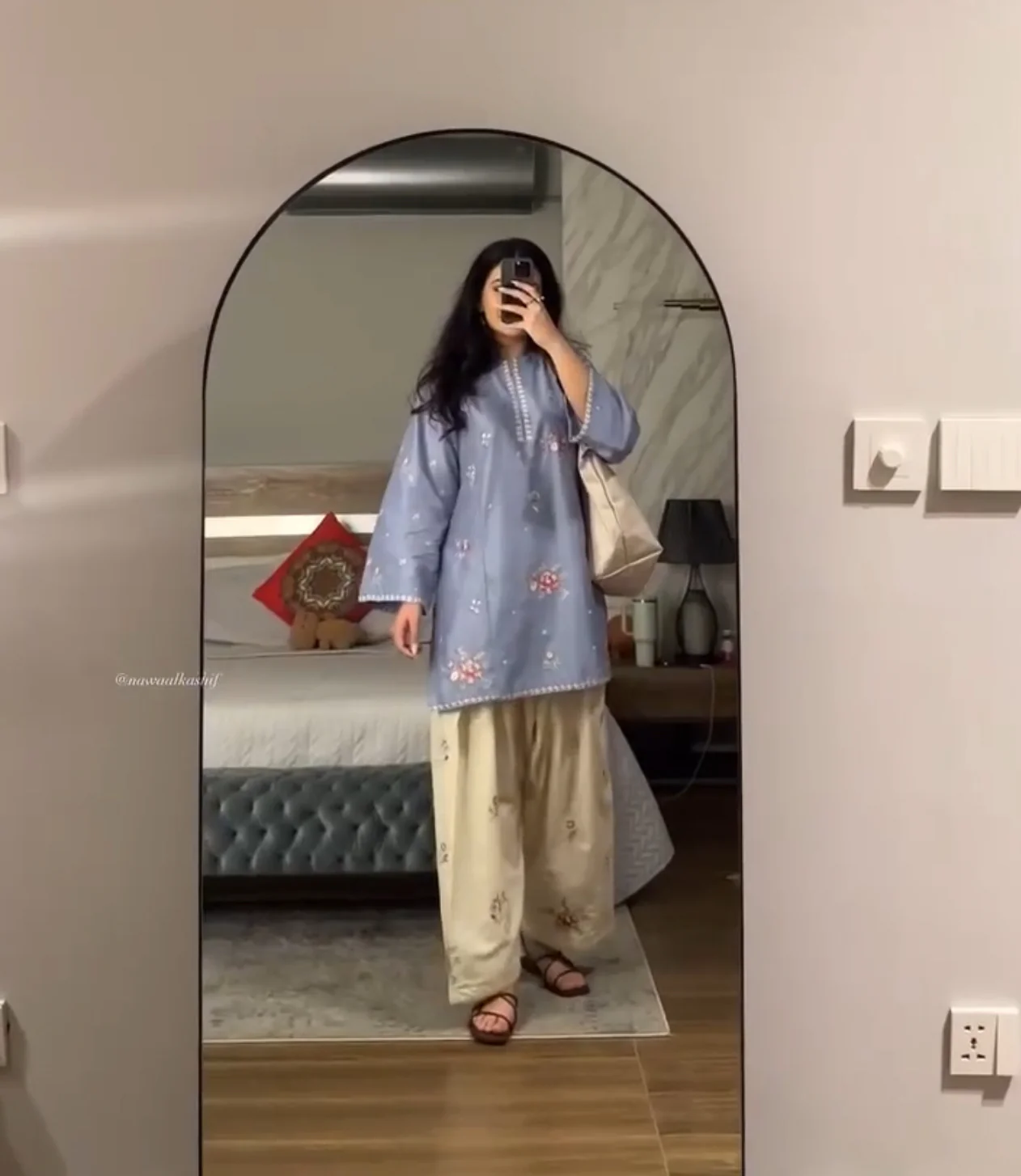 Persian Blue Farsi Co-ord Set - Image 10