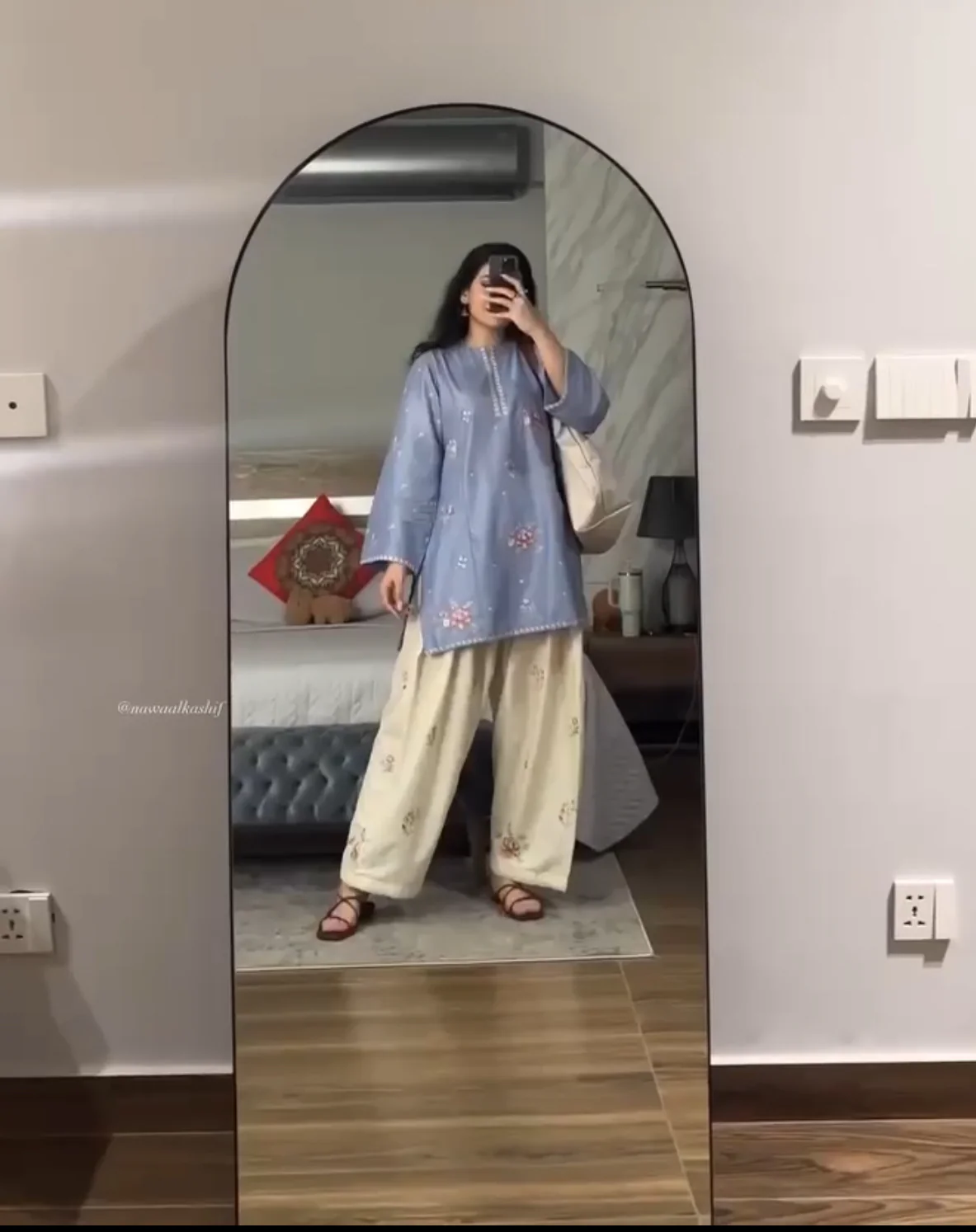 Persian Blue Farsi Co-ord Set - Image 4