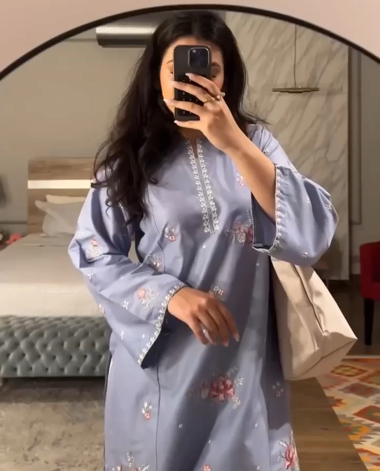 Persian Blue Farsi Co-ord Set - Image 6