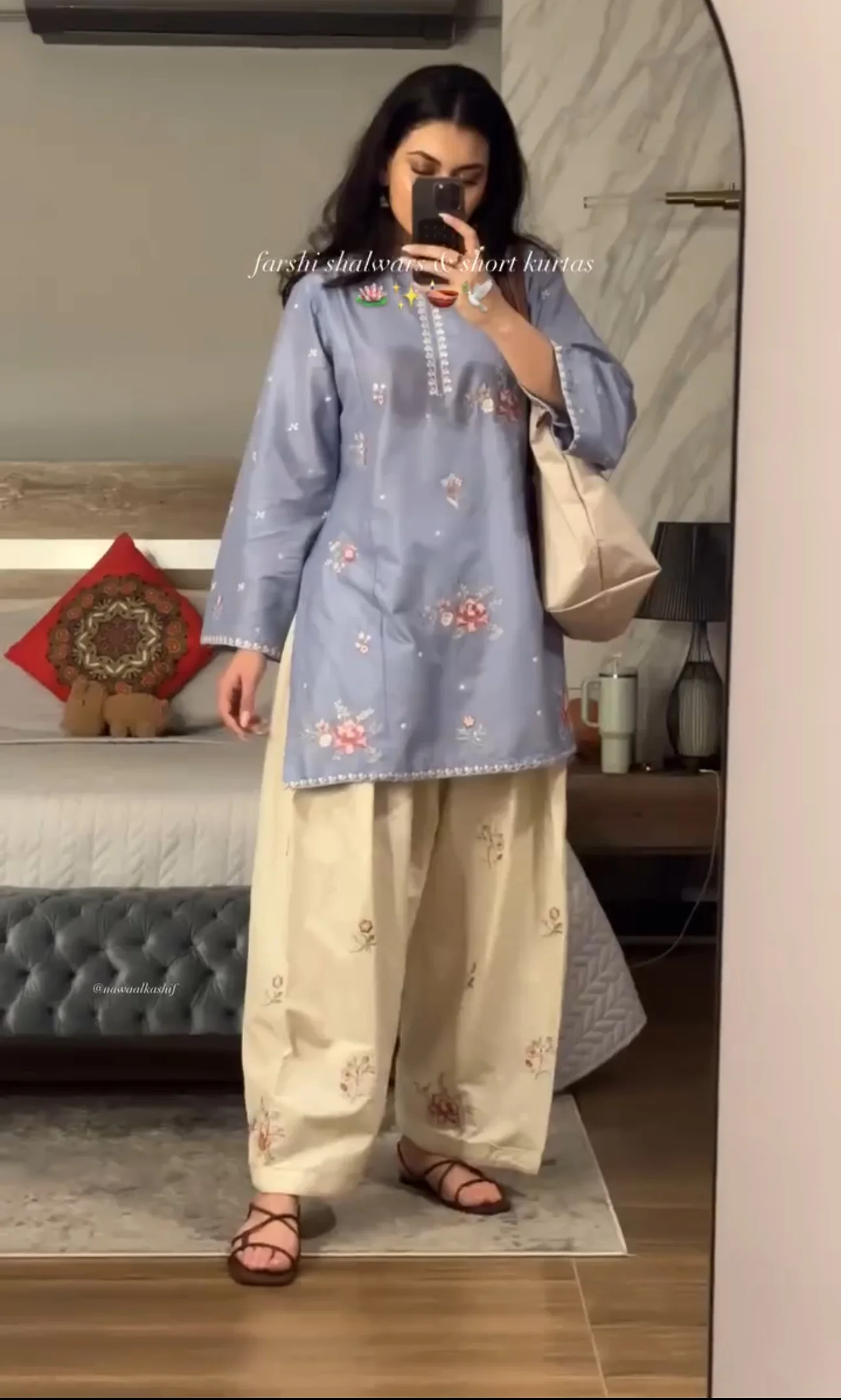 Persian Blue Farsi Co-ord Set - Image 7