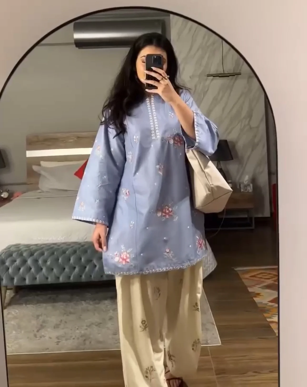 Persian Blue Farsi Co-ord Set - Image 8