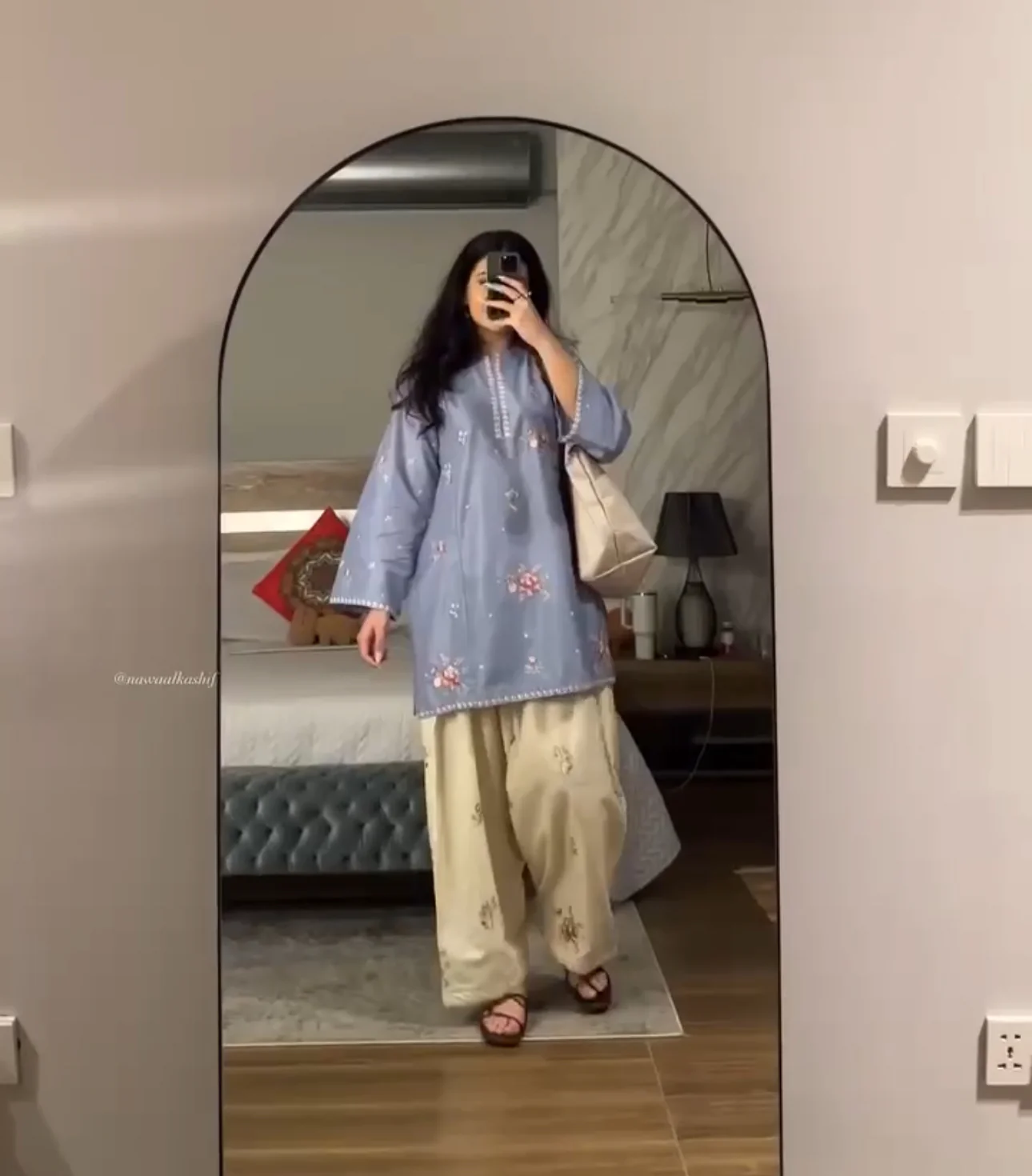 Persian Blue Farsi Co-ord Set - Image 9